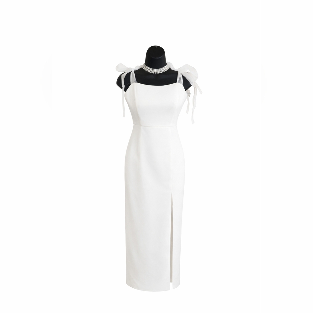 Jan - Lulu's Chic White Strapless Dress